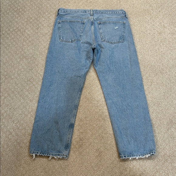 Agolde Parker Relaxed High Rise Straight Jeans in Swapmeet 30 - Picture 6 of 14
